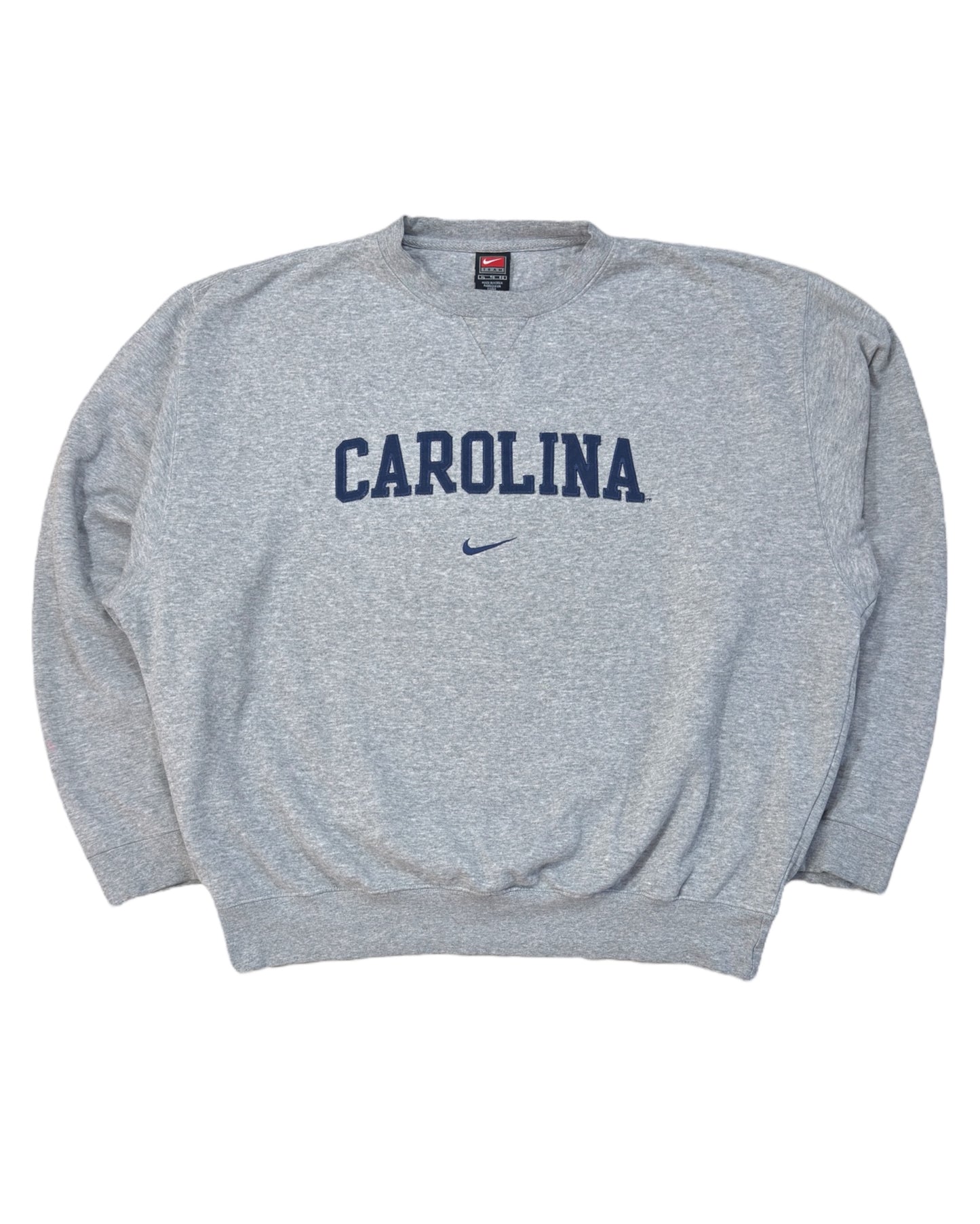Nike Carolina Vintage Sweatshirt Spellout RARE 1990s (XL)