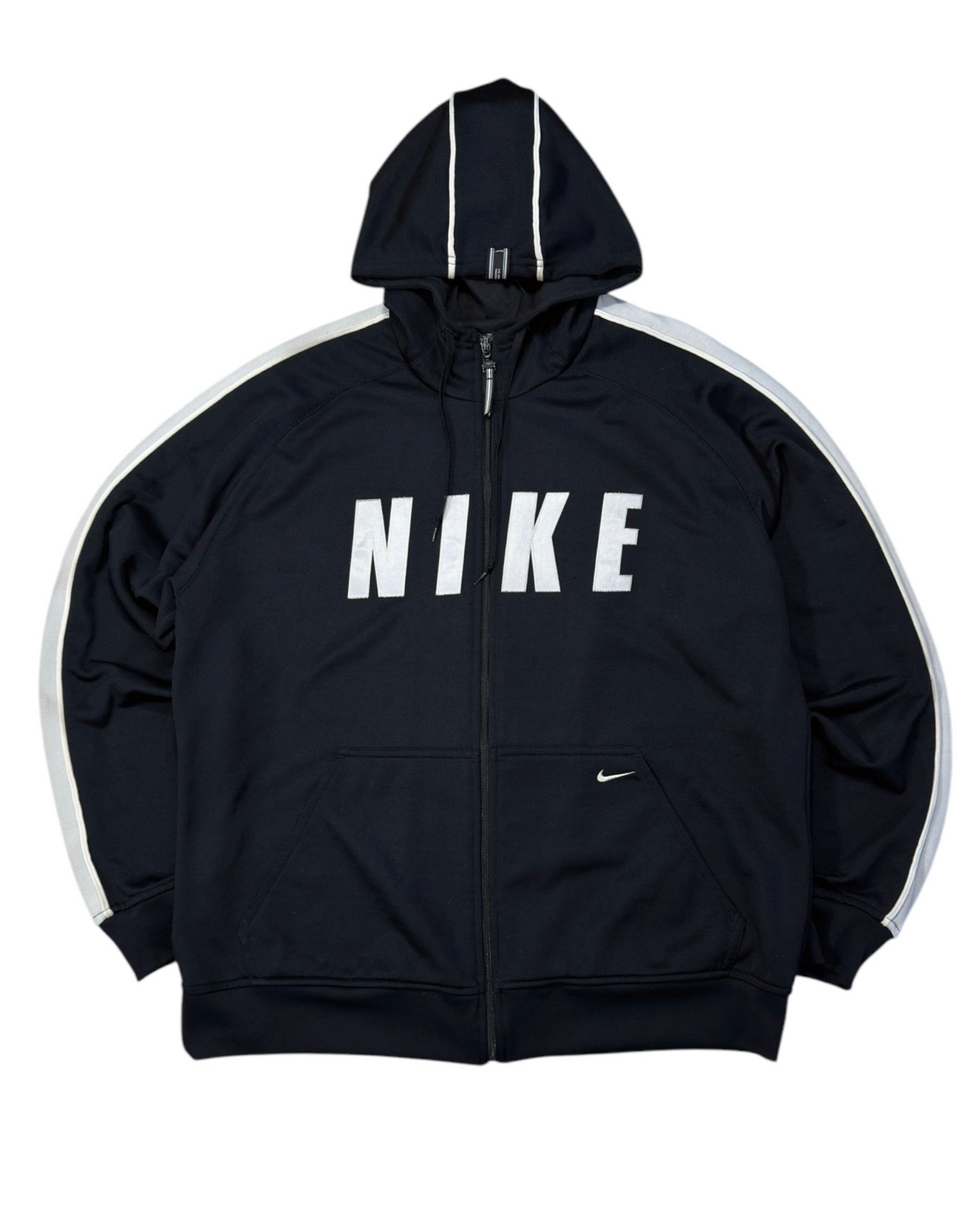 Nike Vintage Zip Hoodie Spellout RARE 2000s (XL)