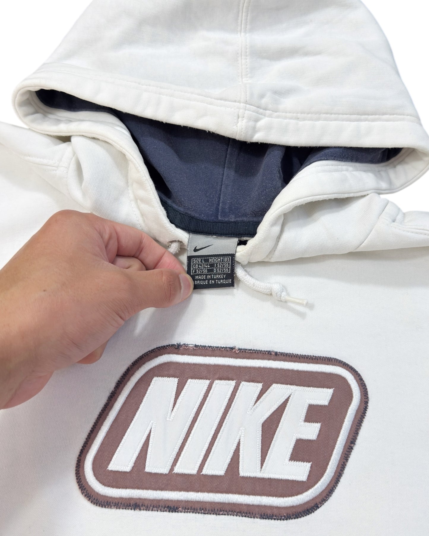 Nike Vintage Hoodie Spellout SUPER RARE 2000s (L)