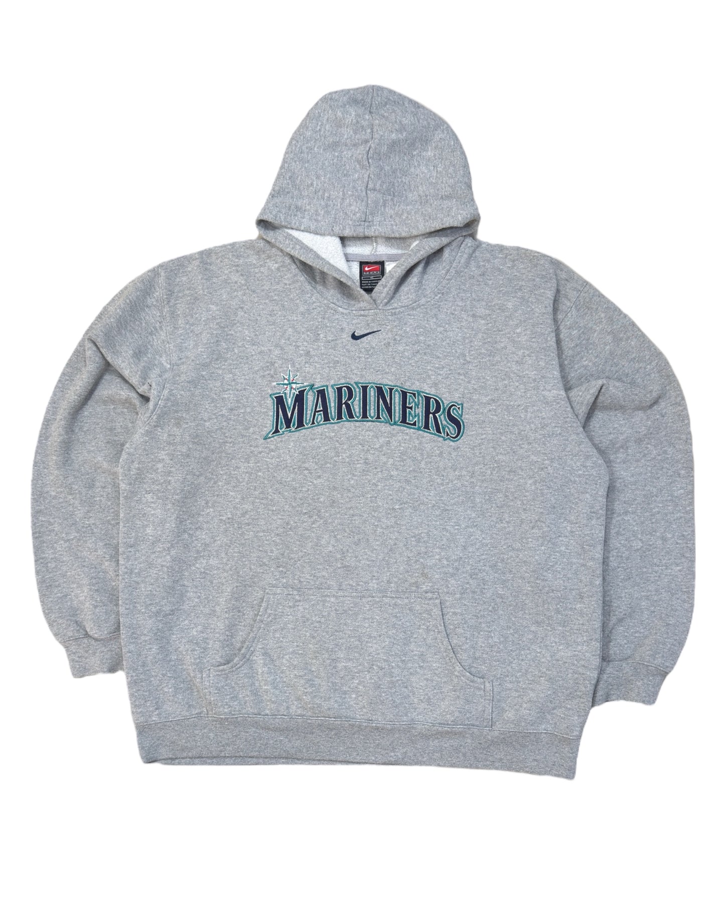 Nike Mariners Vintage Hoodie Centre Swoosh RARE 1990s (S)
