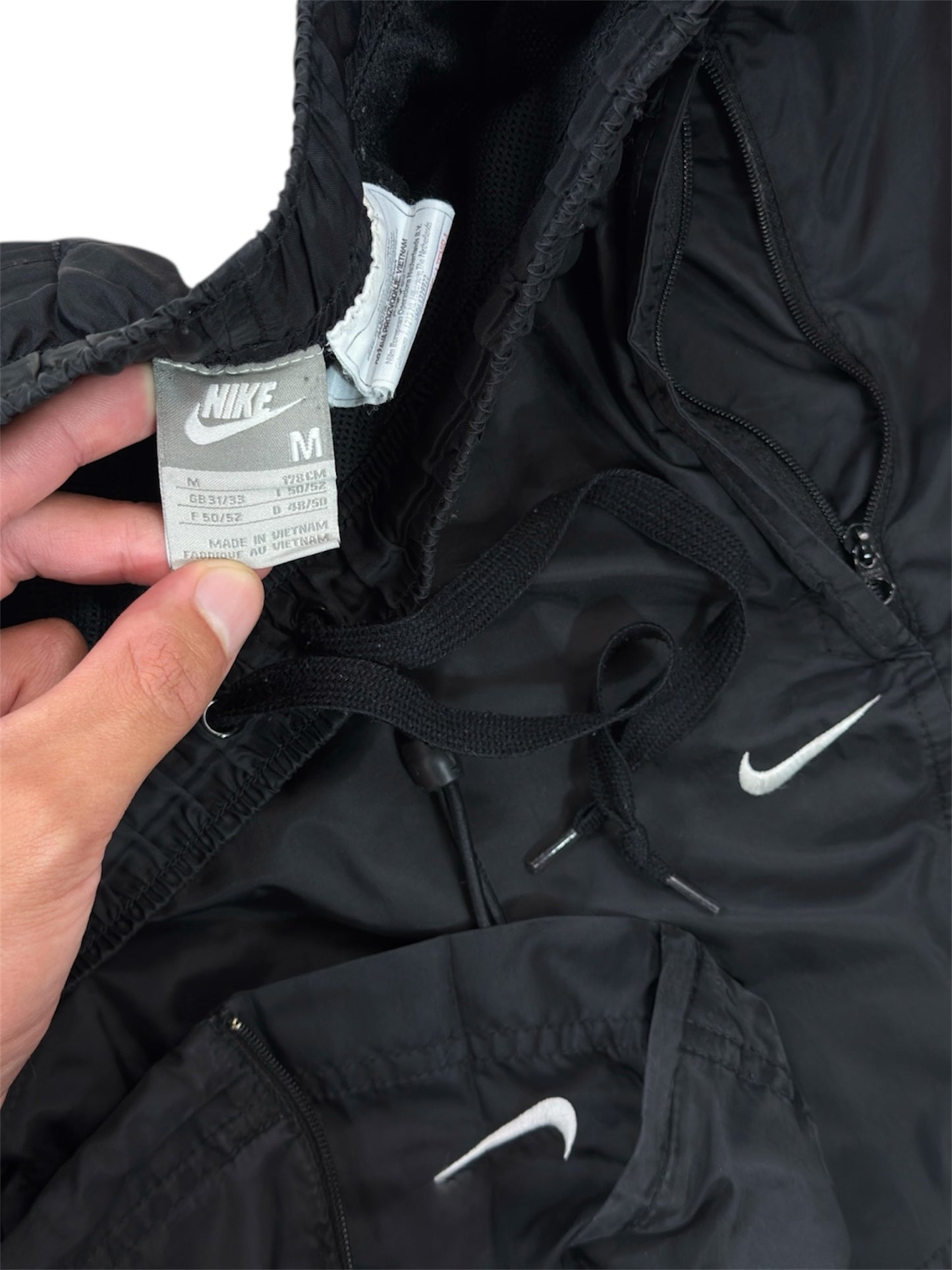 Nike Vintage Track Pants RARE 2000s Black (M)