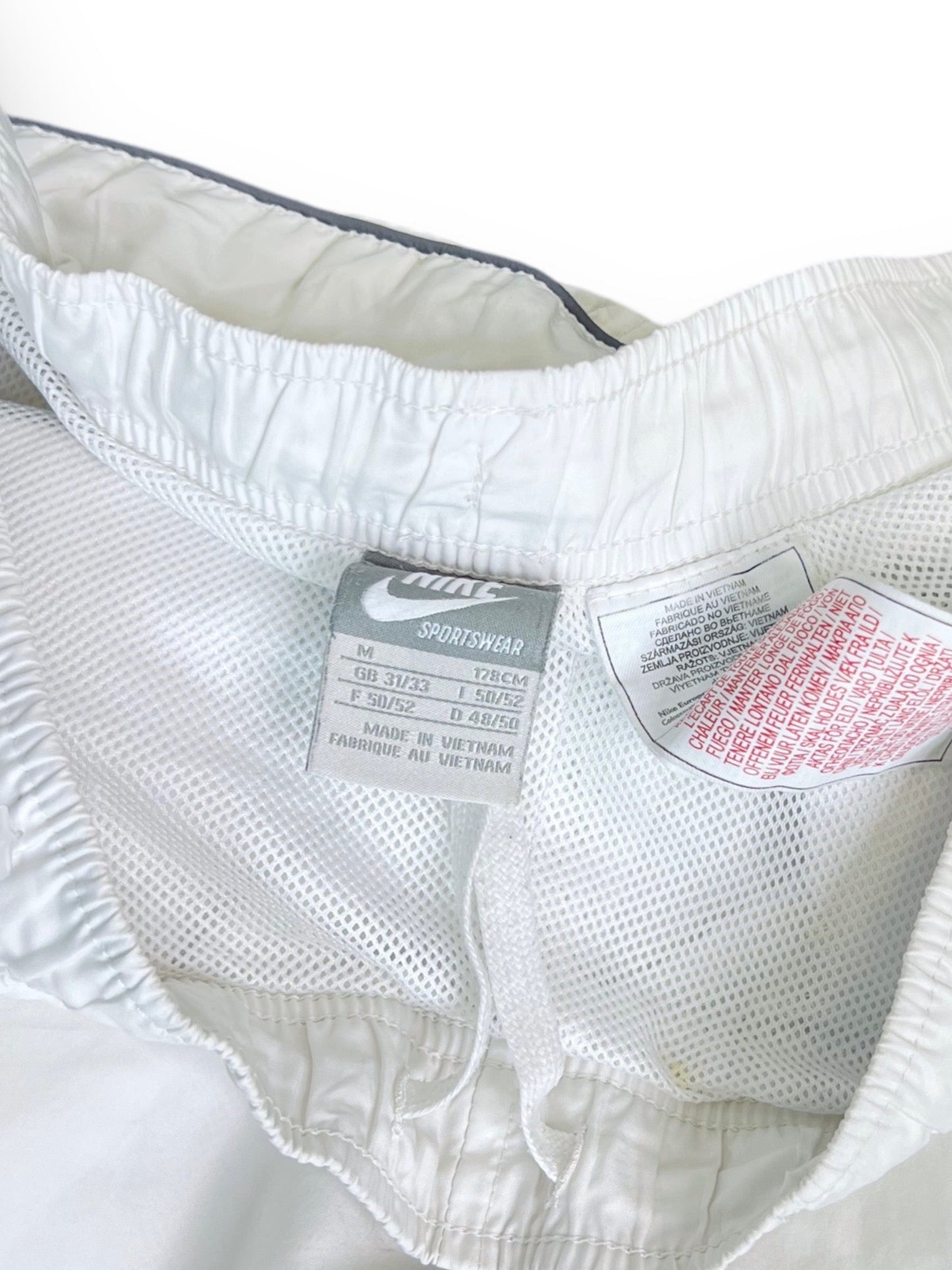 Nike Vintage Track Pants SUPER RARE 2000s White (M)