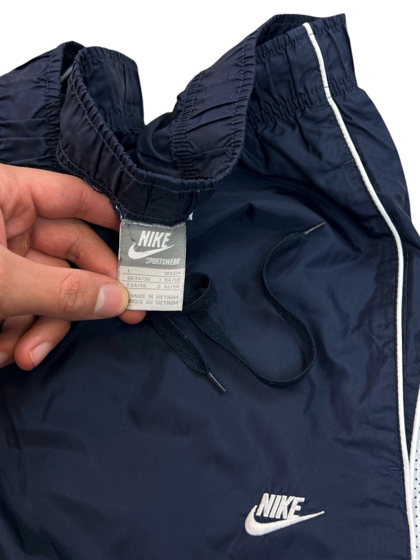 Nike Vintage Track Pants RARE 2000s Navy (L)
