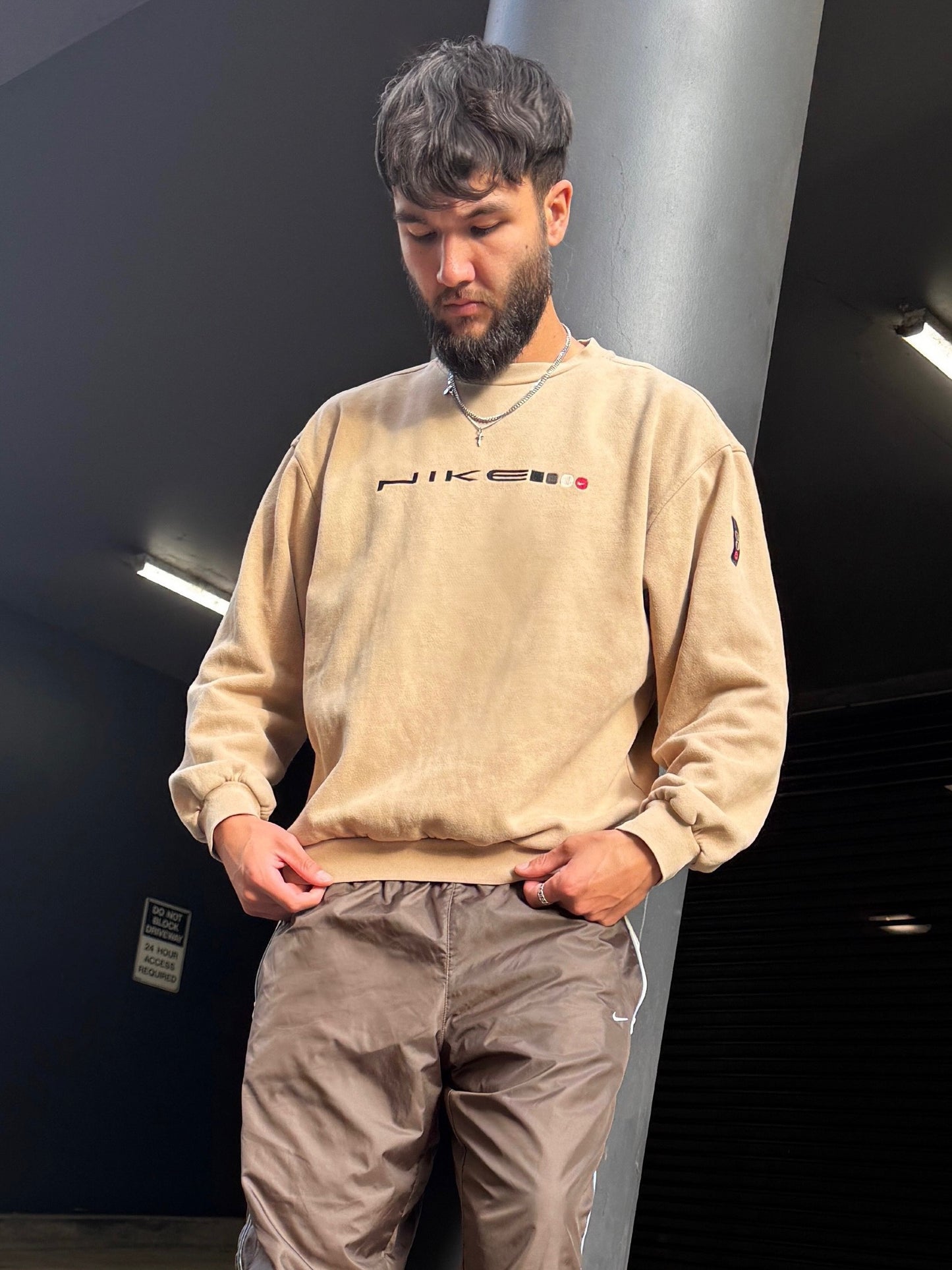Nike Vintage Sweatshirt Spellout SUPER RARE 1990s (M)