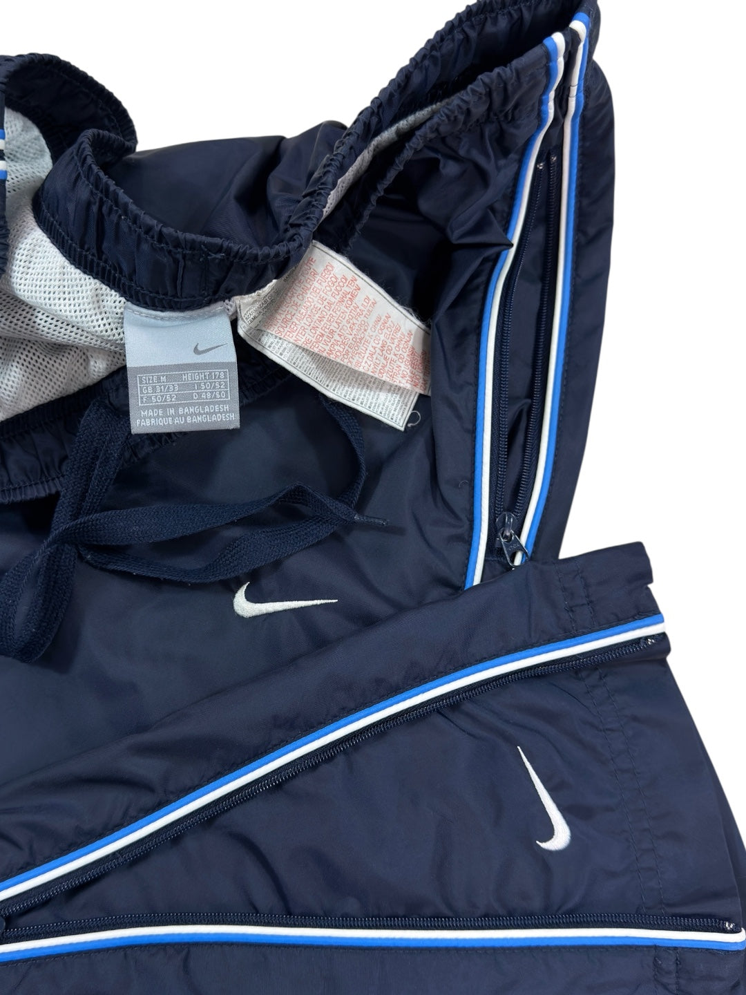 Nike Vintage Track Pants SUPER RARE 2000s Navy (M)