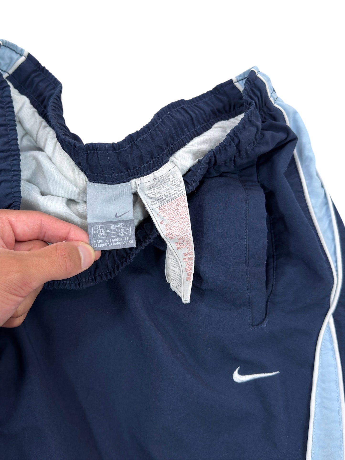 Nike Vintage Track Pants SUPER RARE 2000s Navy (L)