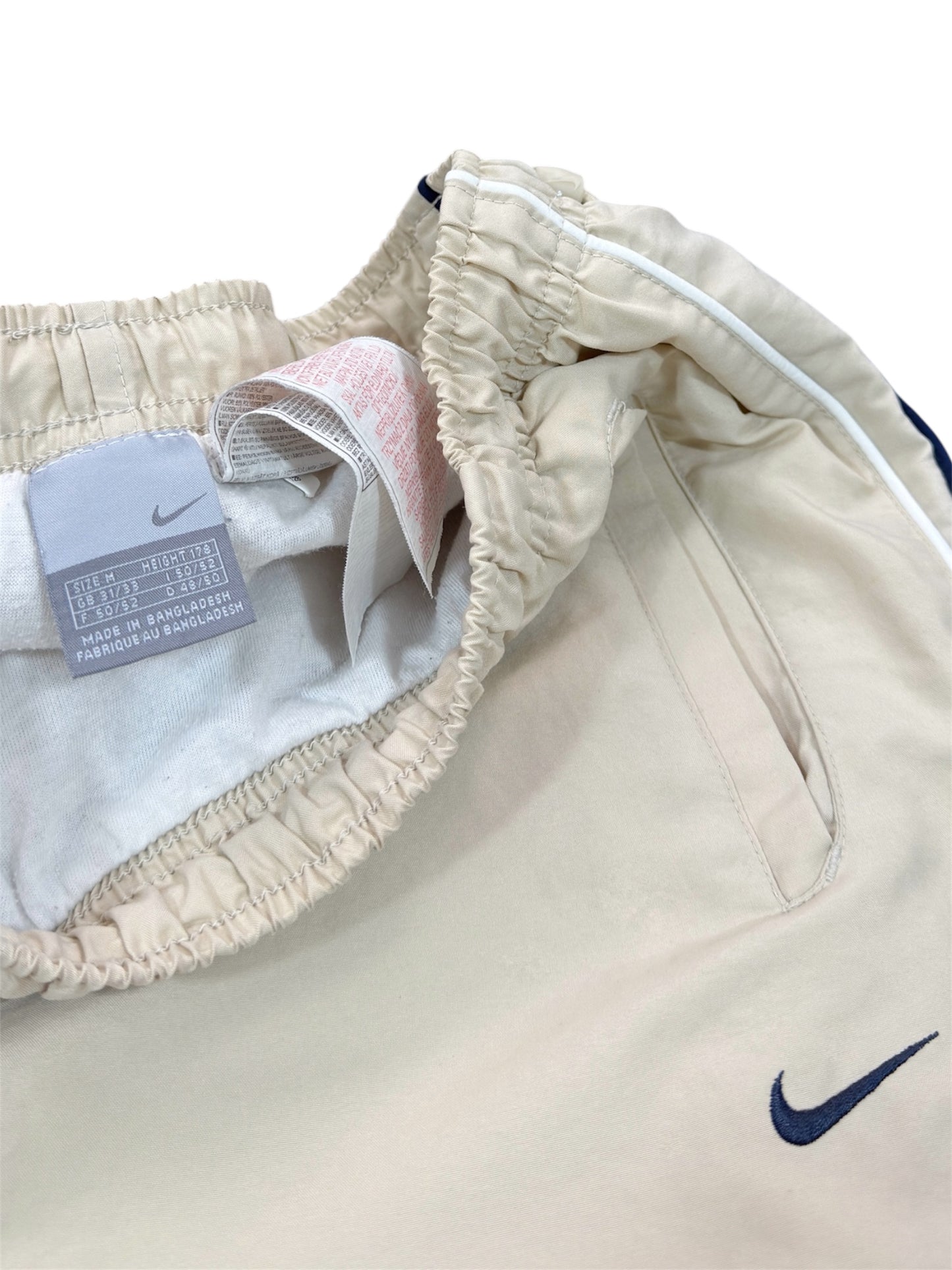 Nike Vintage Track Pants SUPER RARE 2000s Cream (M)