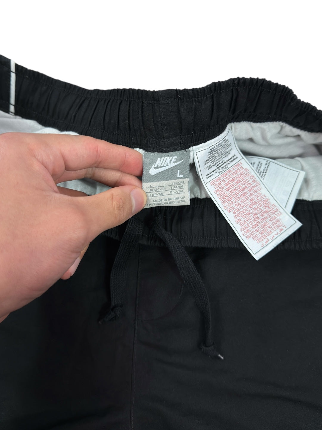 Nike Vintage Track Pants RARE 2000s Black (L)