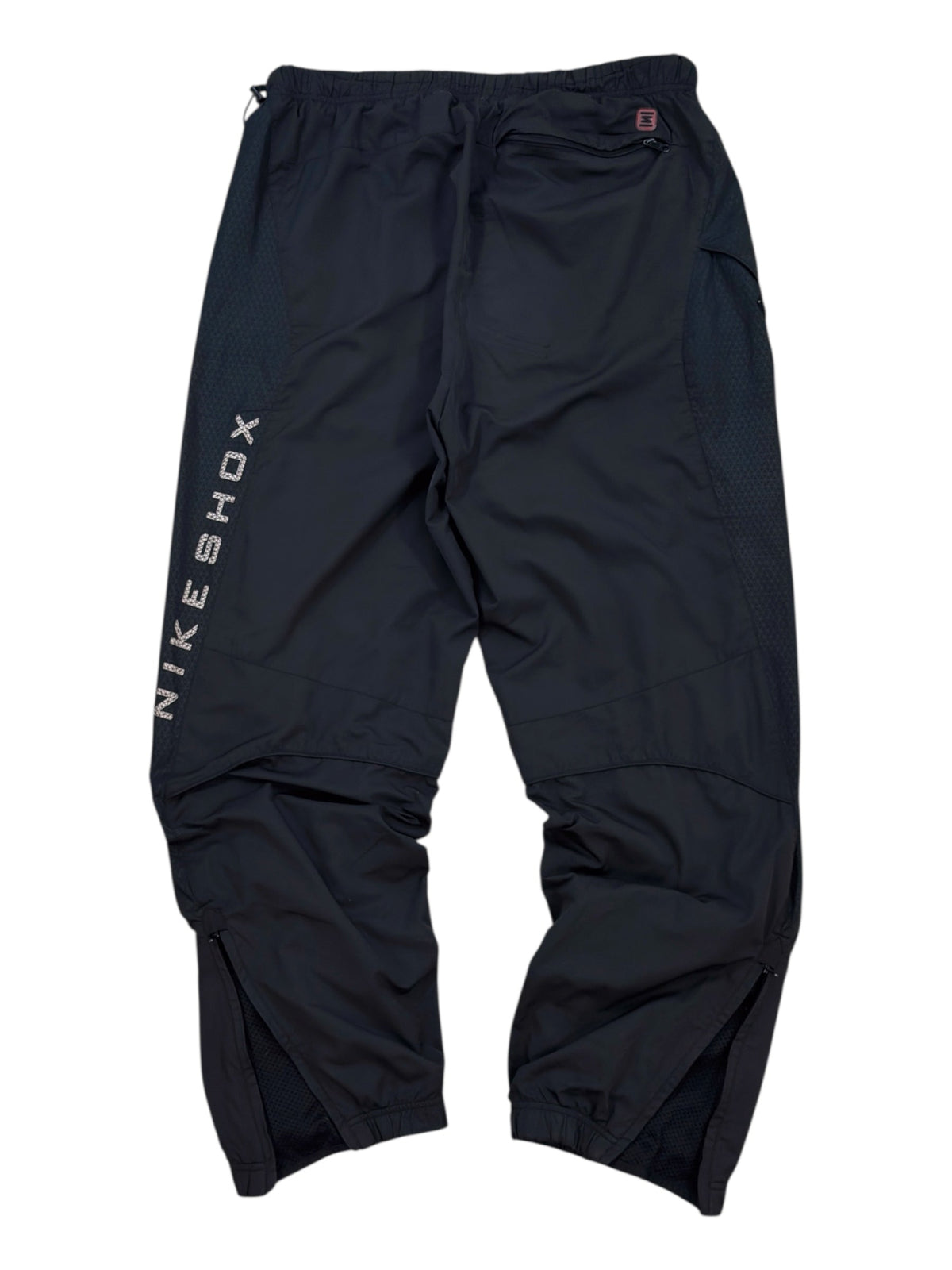 SUPER RARE Vintage Nike Shox Track Pants Black | Y2K 2000s (M)