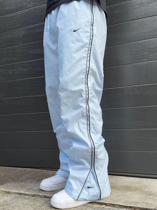 Nike Vintage Track Pants SUPER RARE Baby Blue 2000s (L)