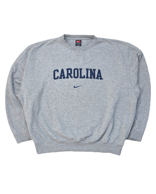 Nike Carolina Vintage Sweatshirt Spellout RARE 1990s (XL)