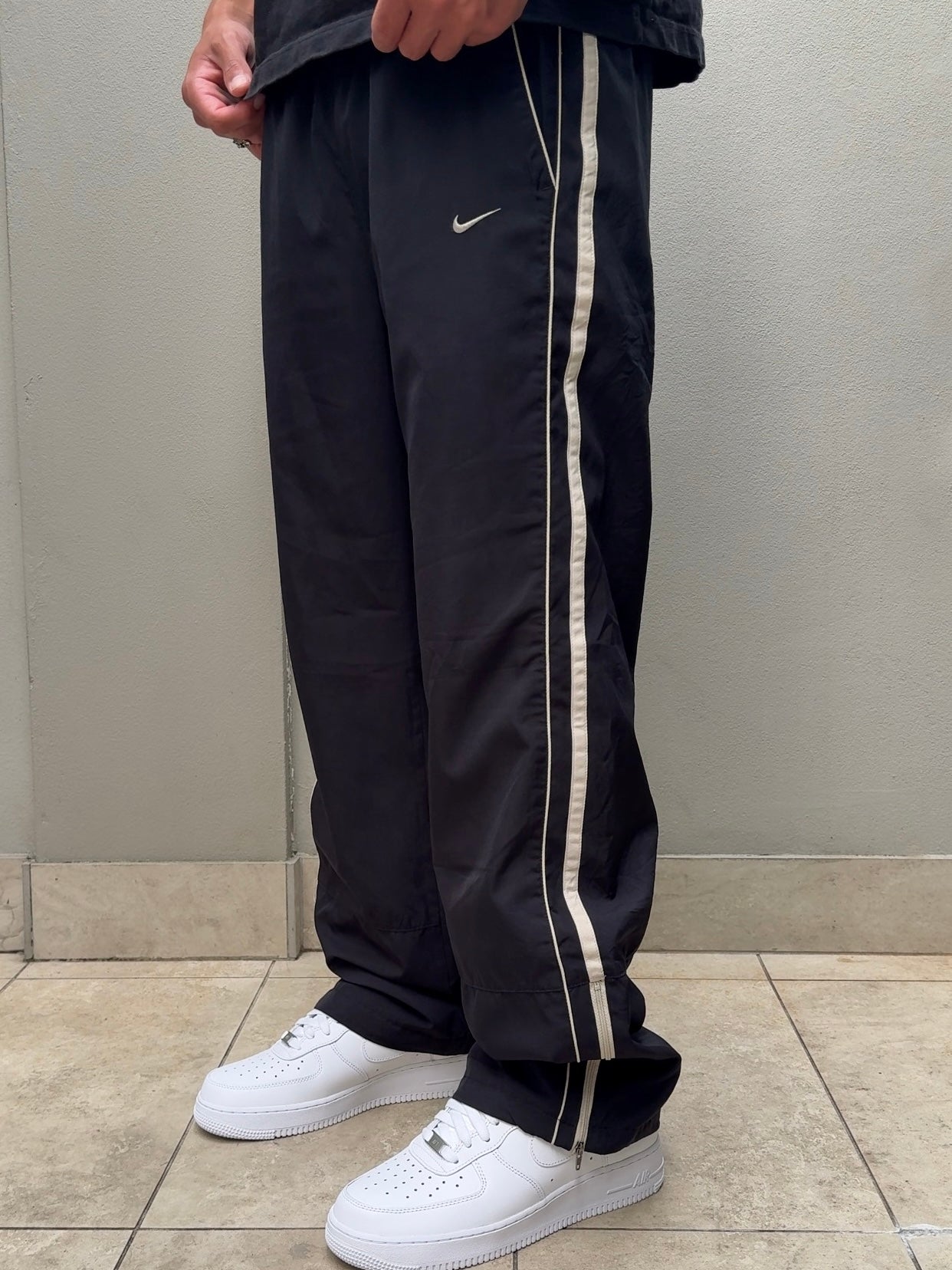 Nike Vintage Track Pants SUPER RARE 2000s Black (S)