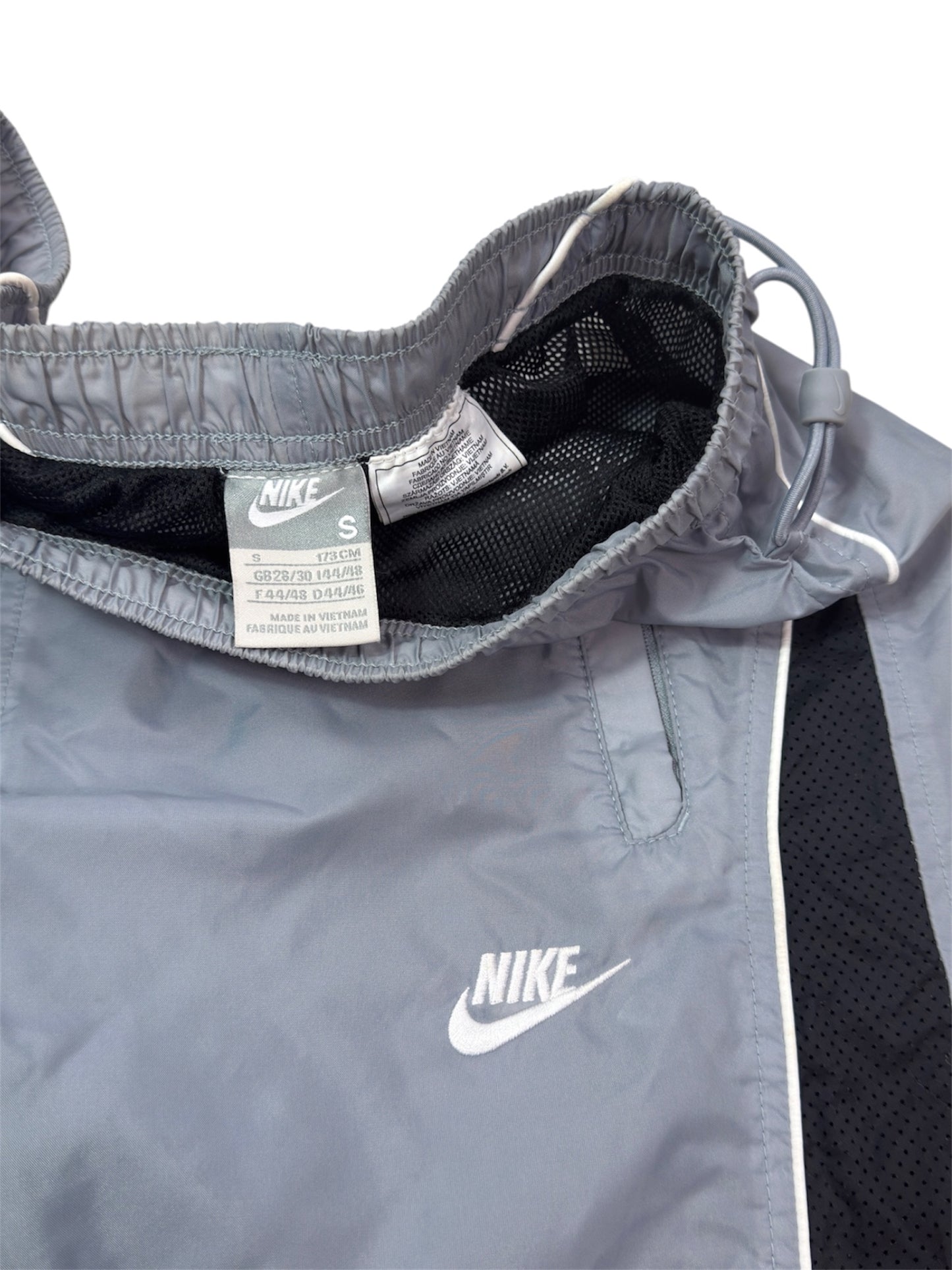 (S) - SUPER RARE Vintage Nike Track Pants Grey | Y2K 2000s