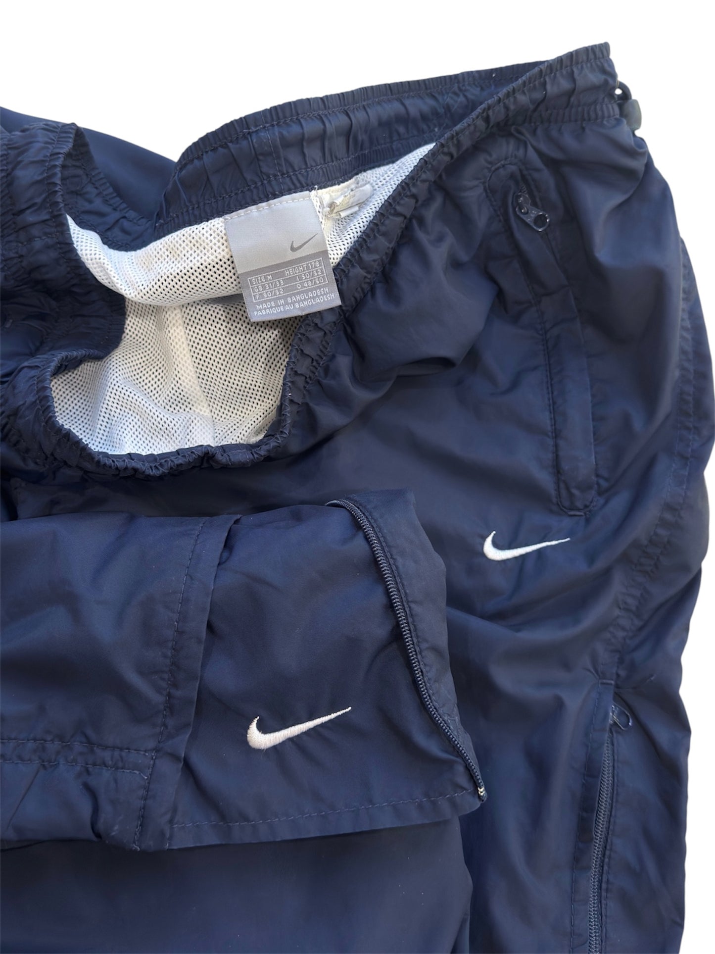 Nike Vintage Track Pants RARE 2000s Navy (M)