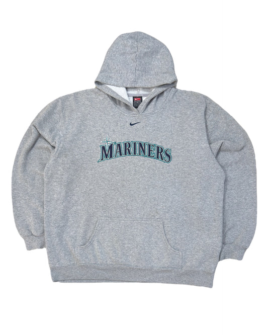 Nike Mariners Vintage Hoodie Centre Swoosh RARE 1990s (S)