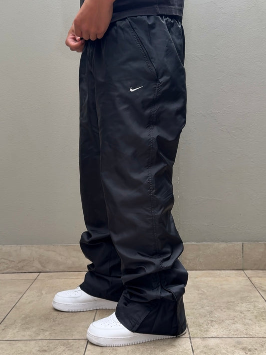 (XL) - SUPER RARE Vintage Nike Track Pants Black | Y2K 2000s