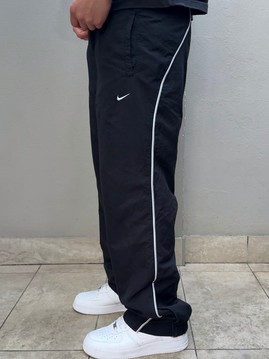 (M) - RARE Vintage Nike Track Pants Black | Y2K 2000s