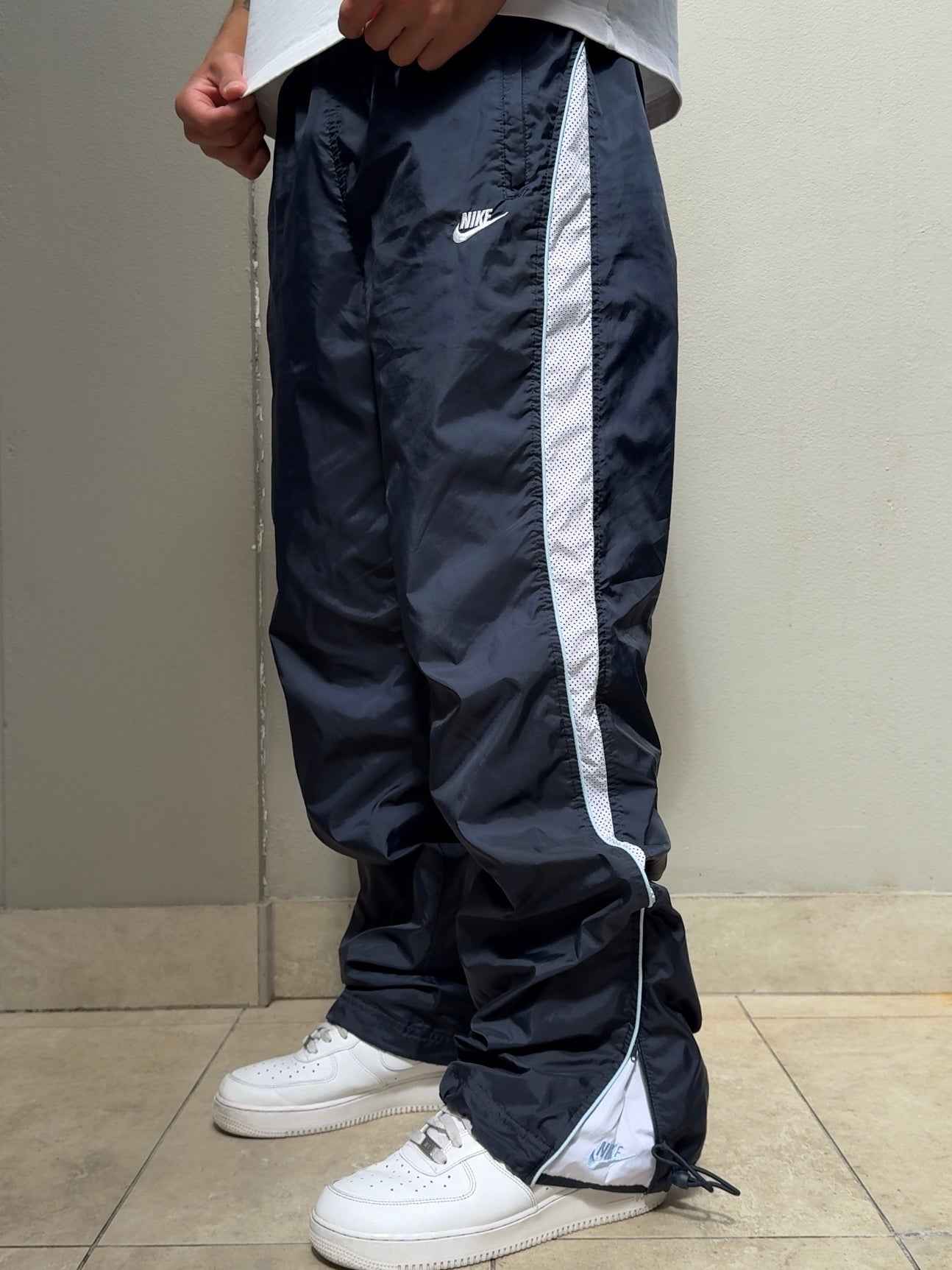(XXL) - SUPER RARE Vintage Nike Track Pants Navy | Y2K 2000s