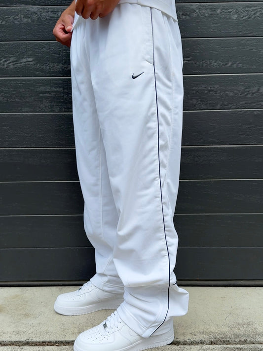 Nike Vintage Track Pants RARE 2000s White (L)