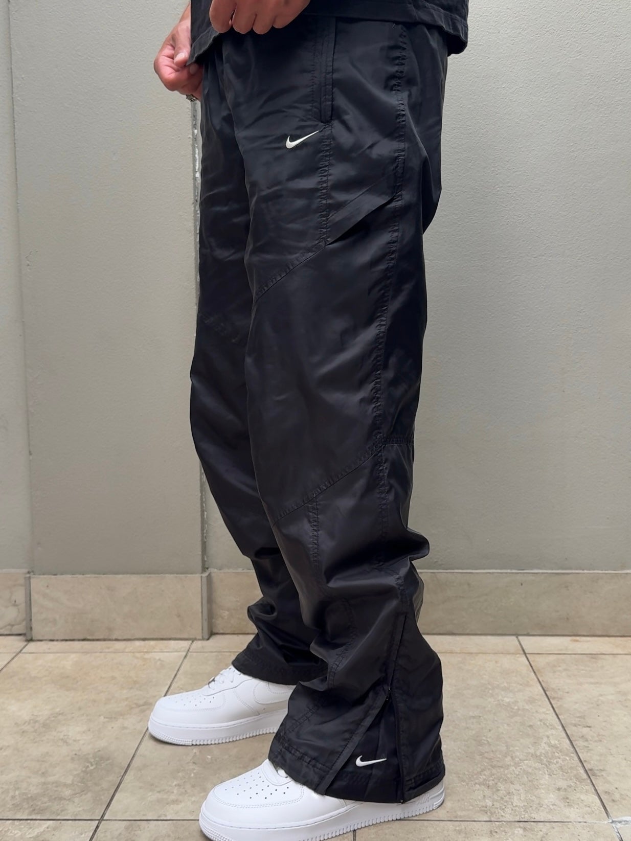 Nike Vintage Track Pants RARE 2000s Black (M)