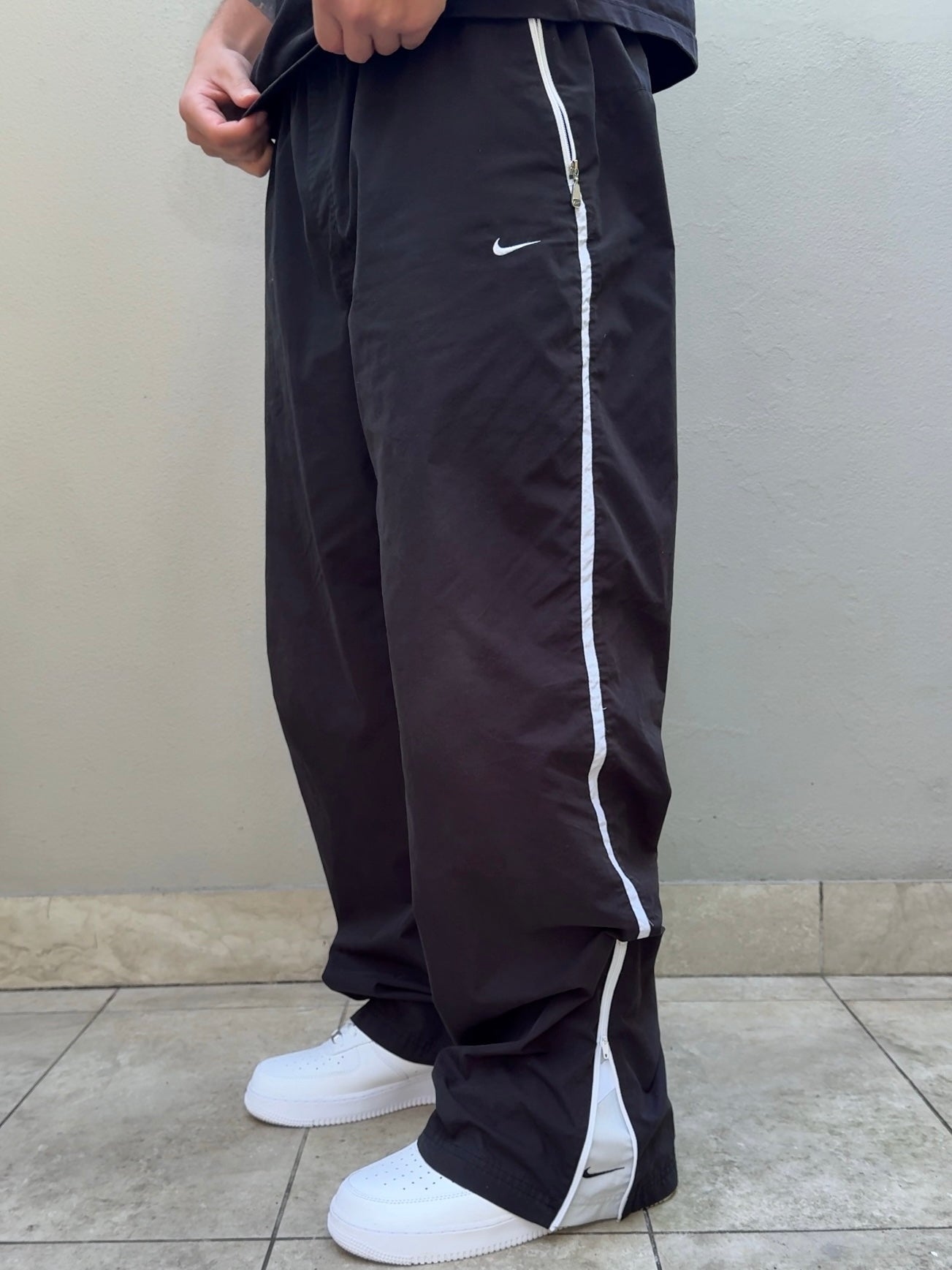 Nike Vintage Track Pants SUPER RARE 2000s Black (XL)