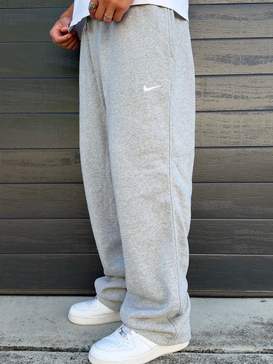 Nike Baggy Joggers Open Leg Grey (XL)
