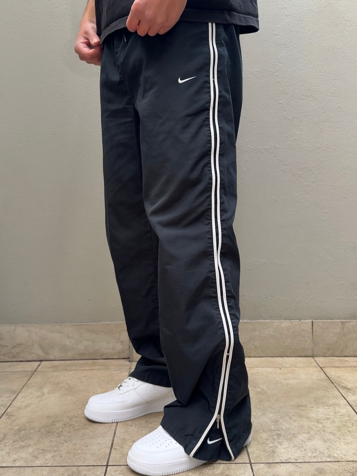 Nike Vintage Track Pants SUPER RARE 2000s Black (M)