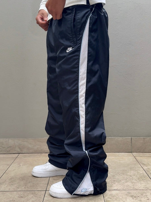 (XL) - SUPER RARE Vintage Nike Track Pants Navy | Y2K 2000s