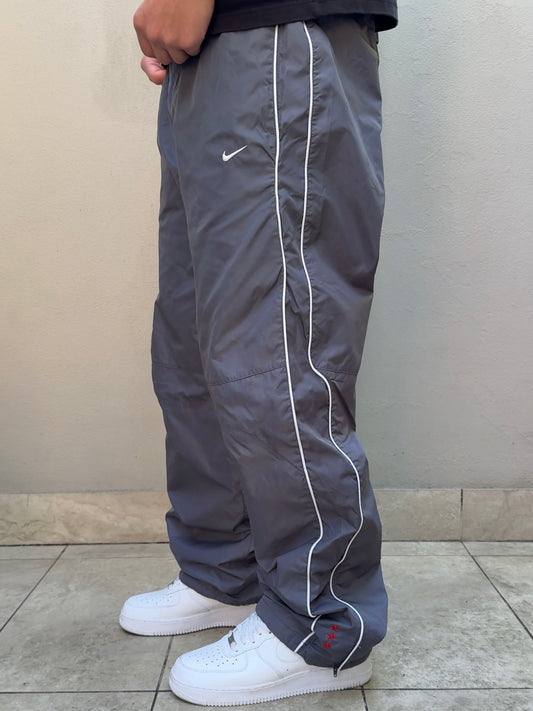 (XL) - SUPER RARE Vintage Nike Cortez Track Pants Grey | Y2K 2000s