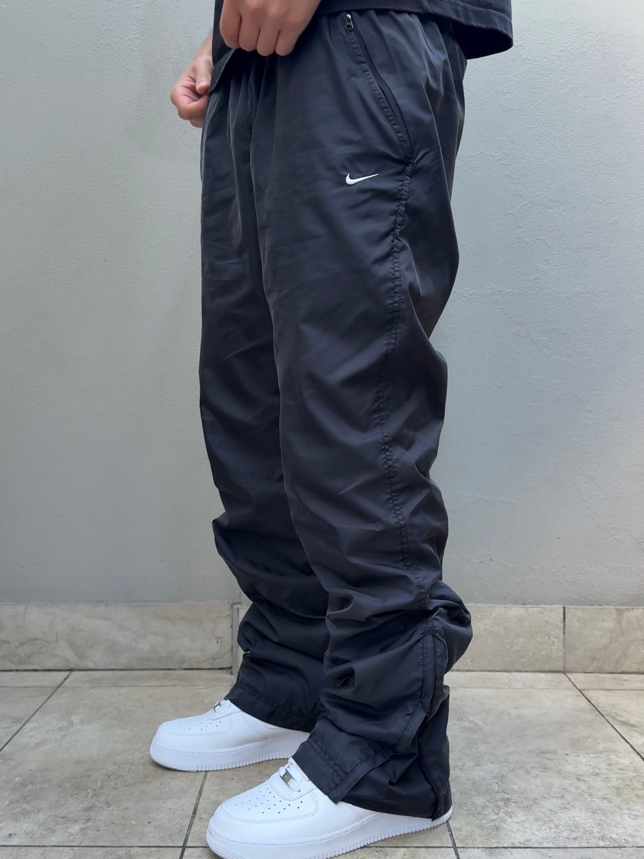 Nike Vintage Track Pants RARE 2000s Black (L)