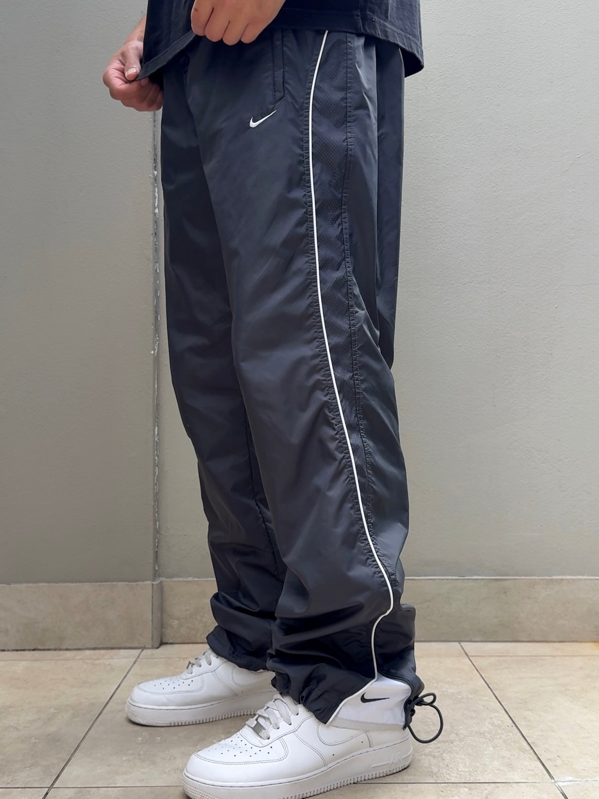 Nike Vintage Track Pants SUPER RARE 2000s Grey (XL)