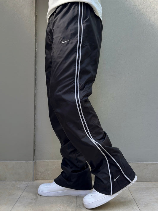 (S) - SUPER RARE Vintage Nike Track Pants Black | Y2K 2000s