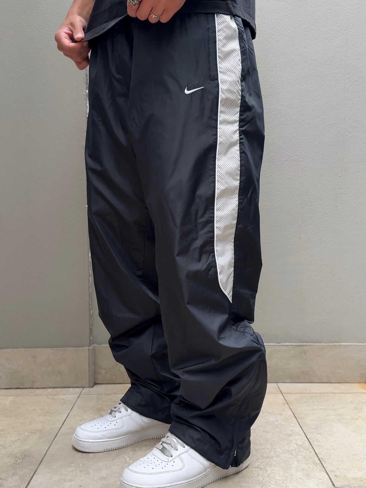 Nike Vintage Track Pants RARE 2000s Black (XL)