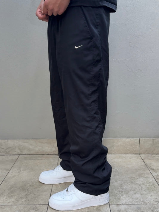 (L) - RARE Vintage Nike Track Pants Black | Y2K 2000s