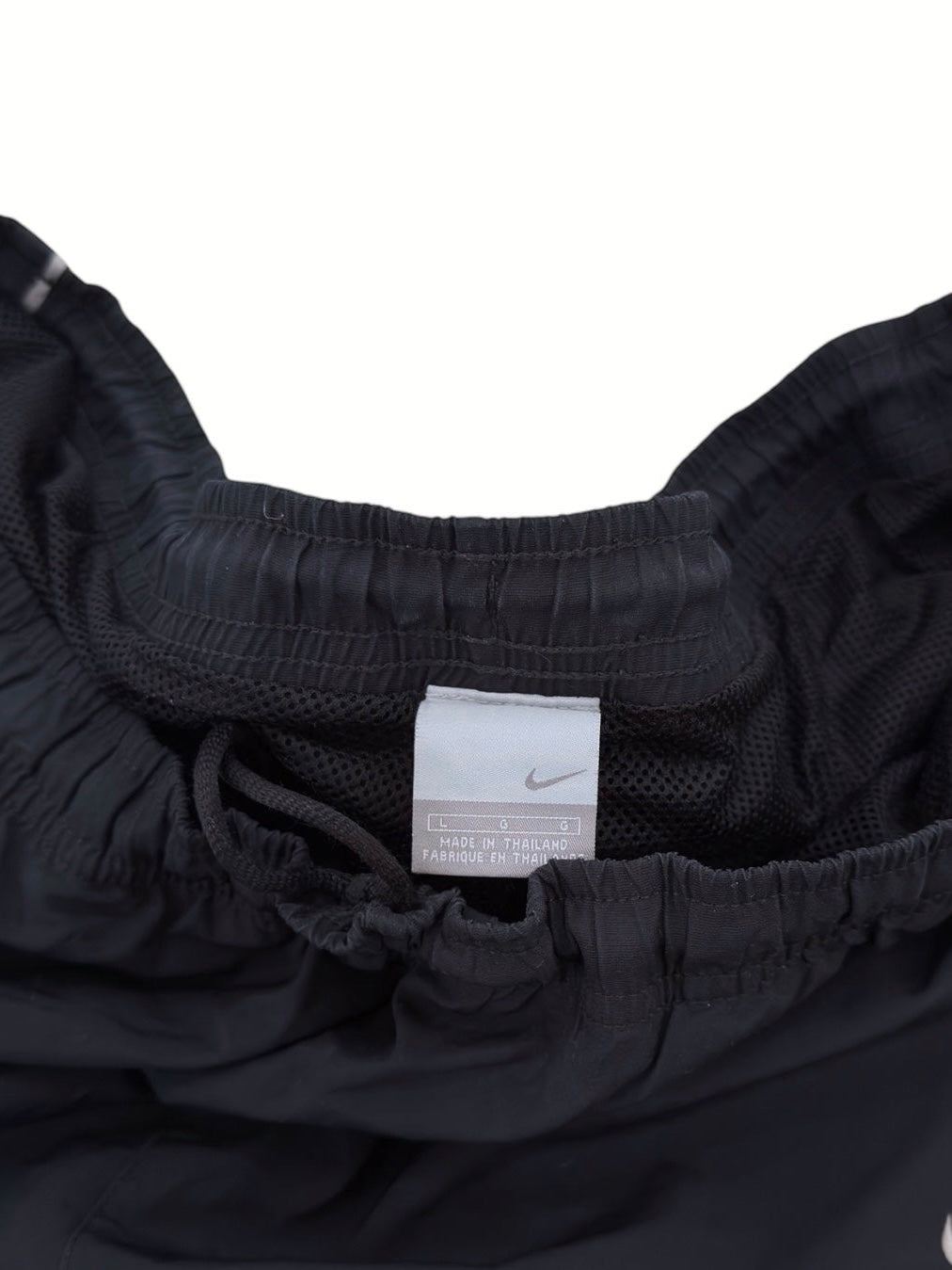 (L) - RARE Vintage Nike Track Pants Black | Y2K 2000s