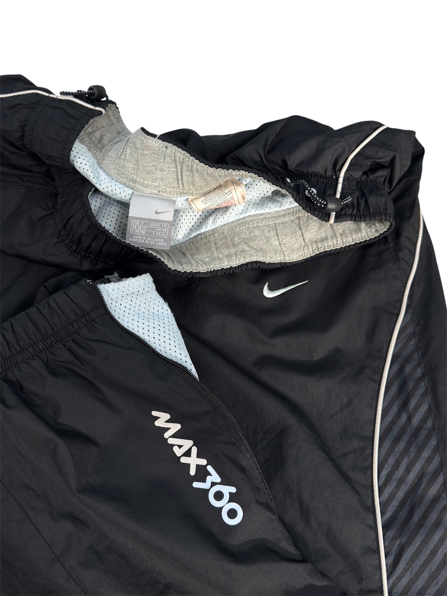 Nike Air Max Vintage Track Pants SUPER RARE 2000s Black (S)