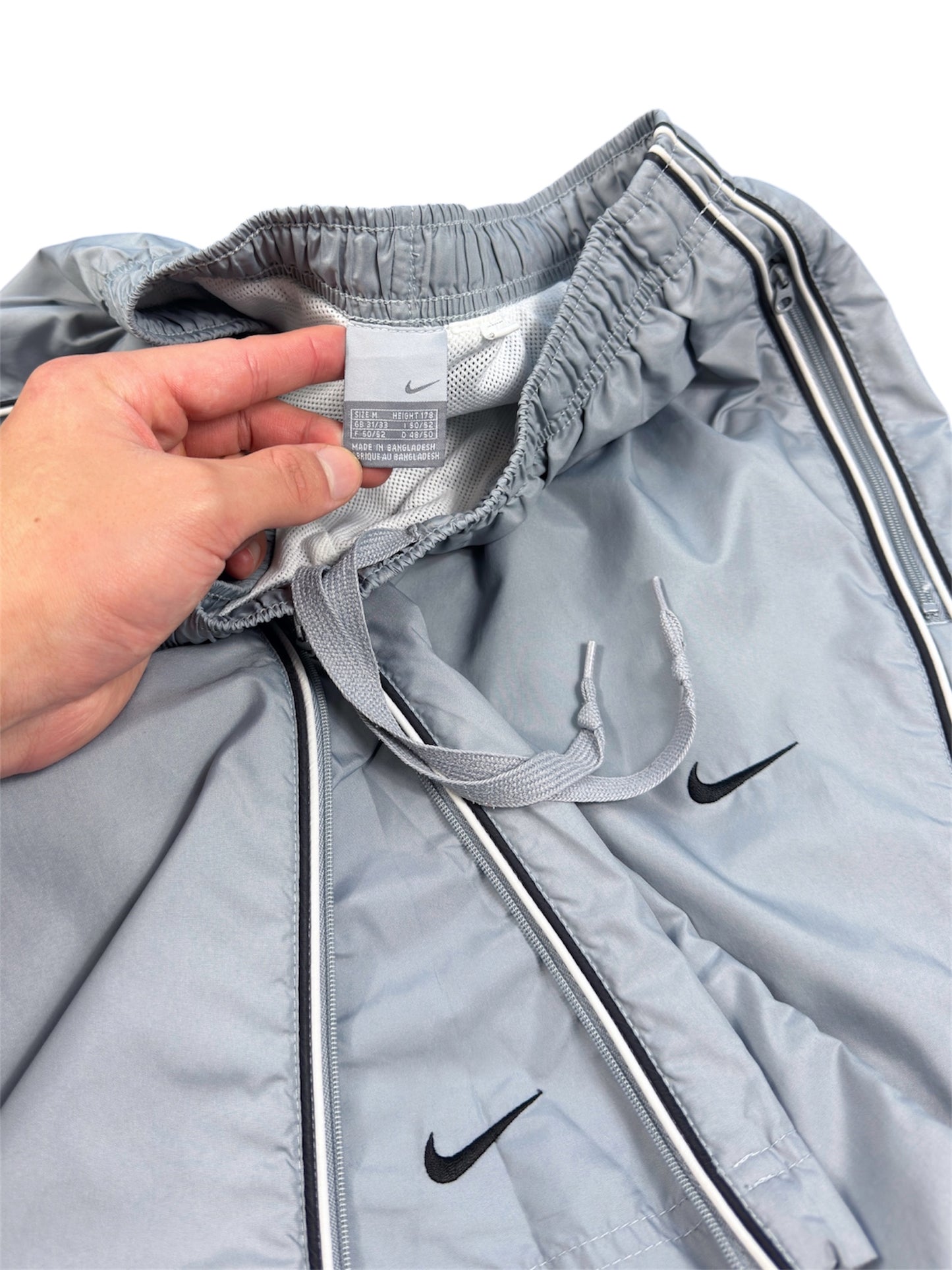 Nike Vintage Track Pants SUPER RARE 2000s Grey (M)