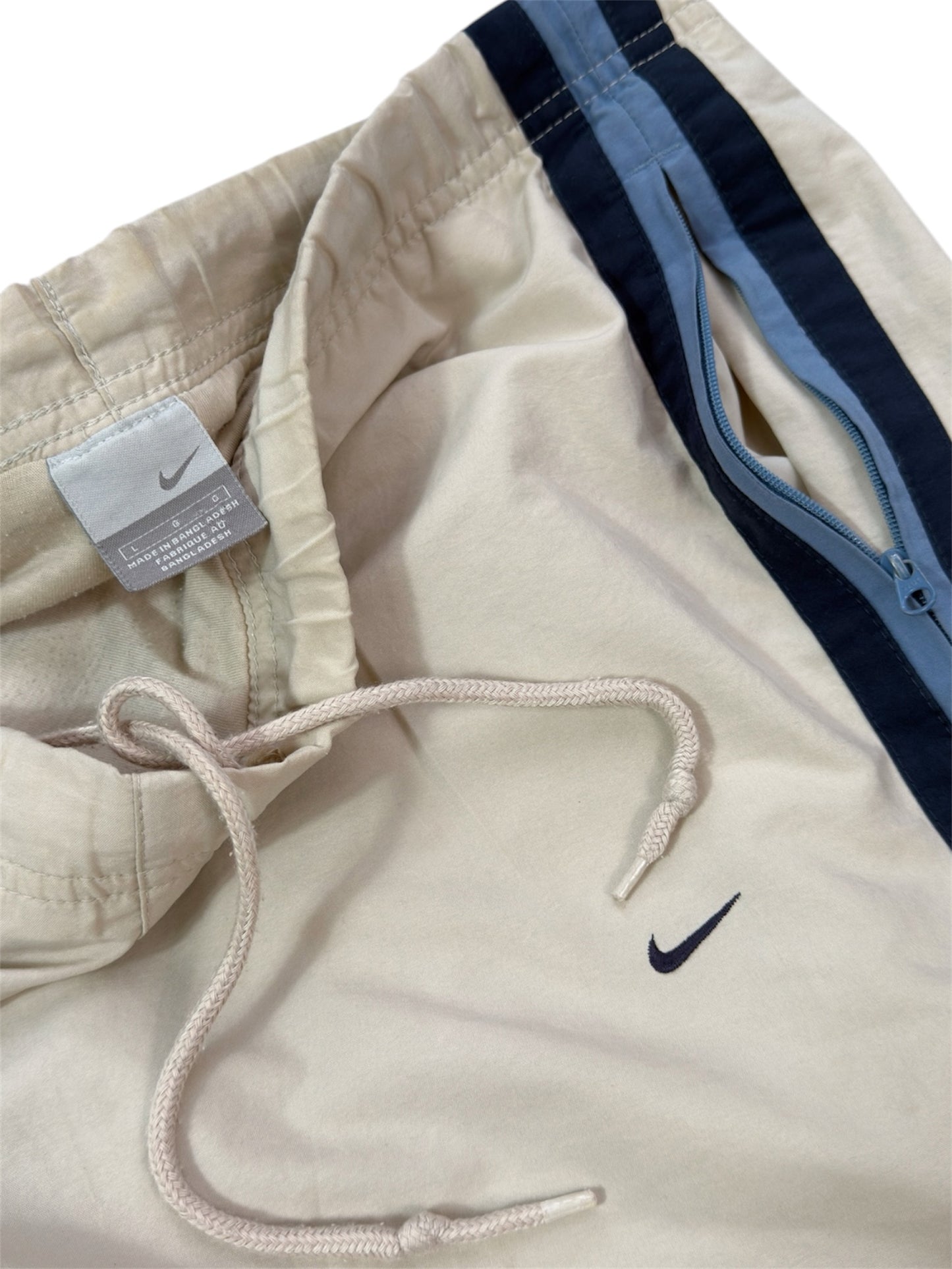 Nike Vintage Track Pants SUPER RARE 2000s Cream (L)