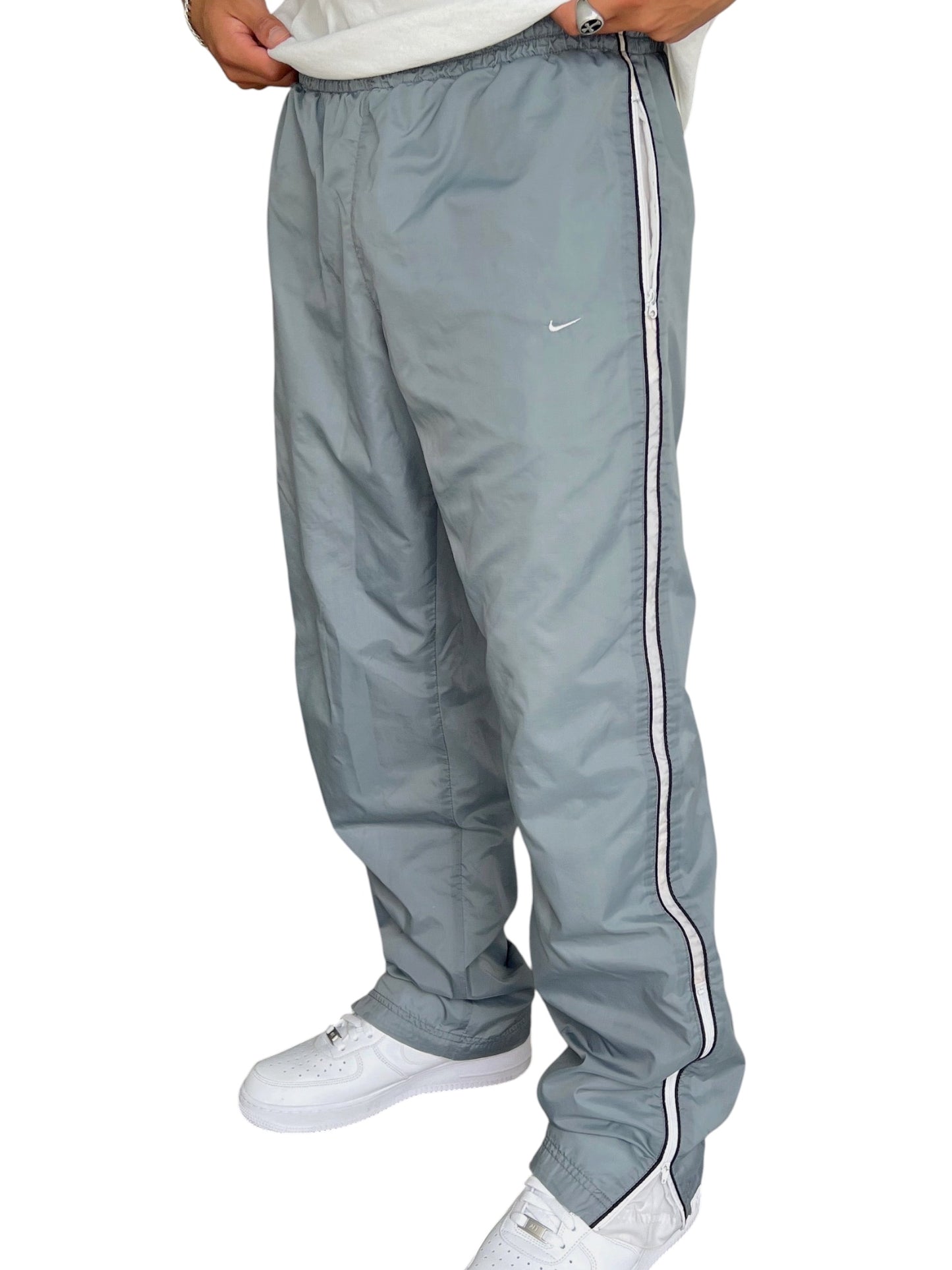 Nike Vintage Track Pants SUPER RARE 2000s Grey (M)