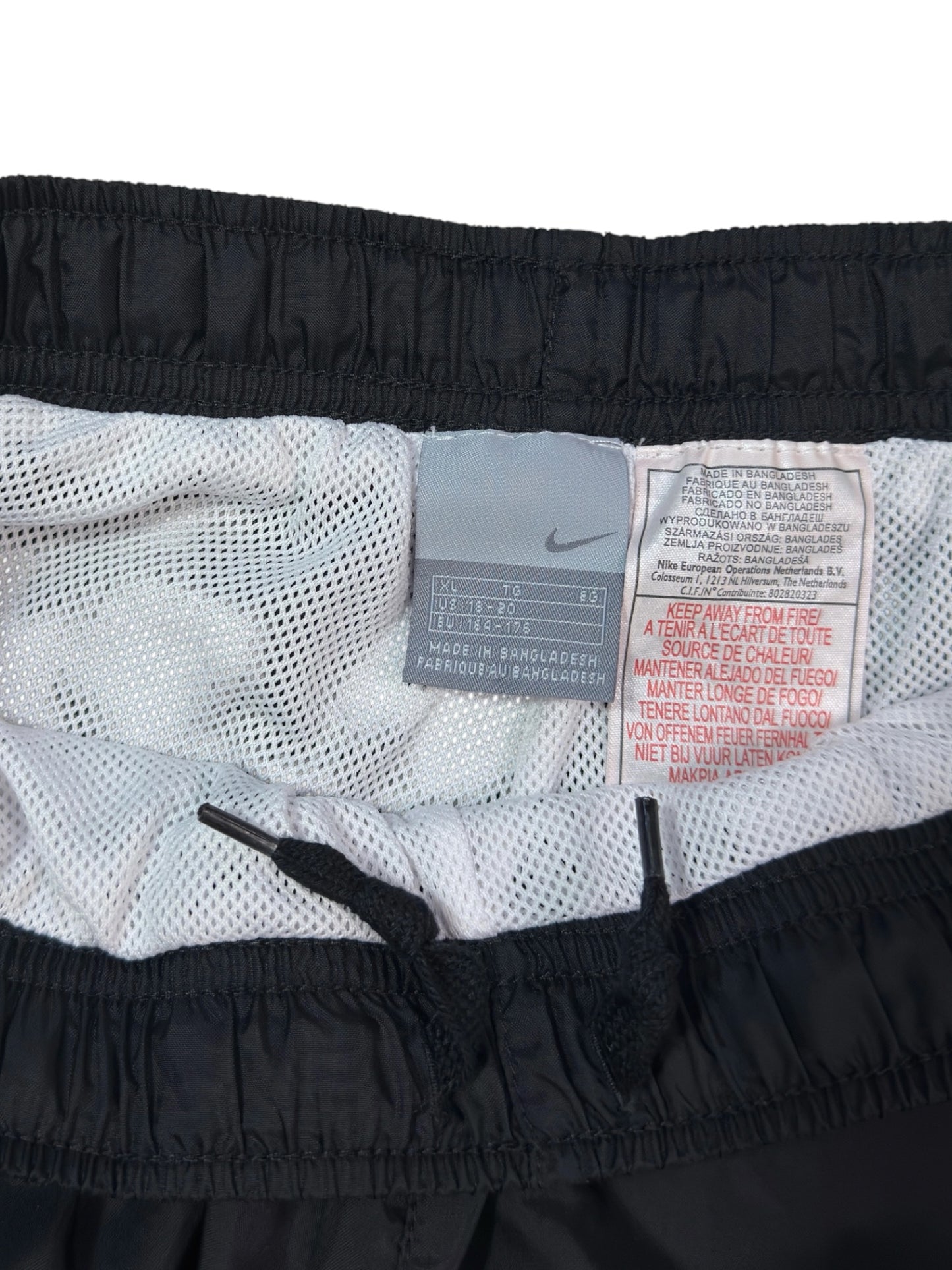 (S) - SUPER RARE Vintage Nike Track Pants Black | Y2K 2000s