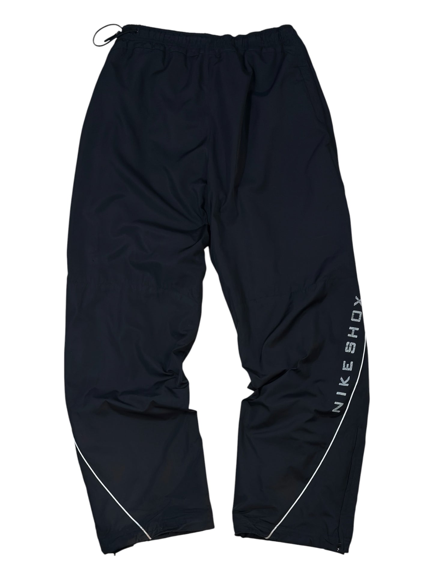 (XL) - SUPER RARE Vintage Nike Shox Track Pants Black | Y2K 2000s