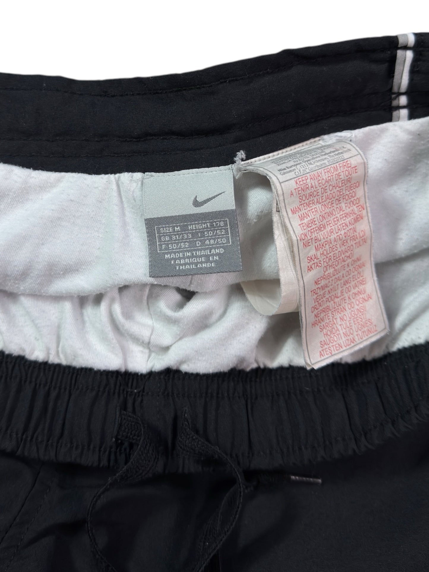 (M) - RARE Vintage Nike Track Pants Black | Y2K 2000s