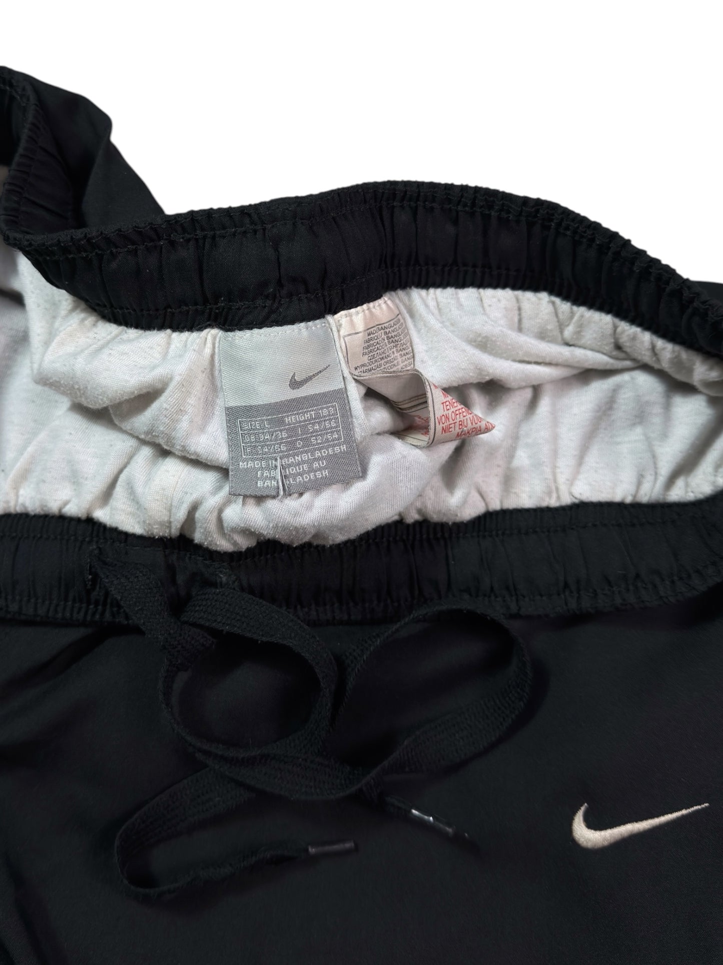 (L) - RARE Vintage Nike Track Pants Black | Y2K 2000s