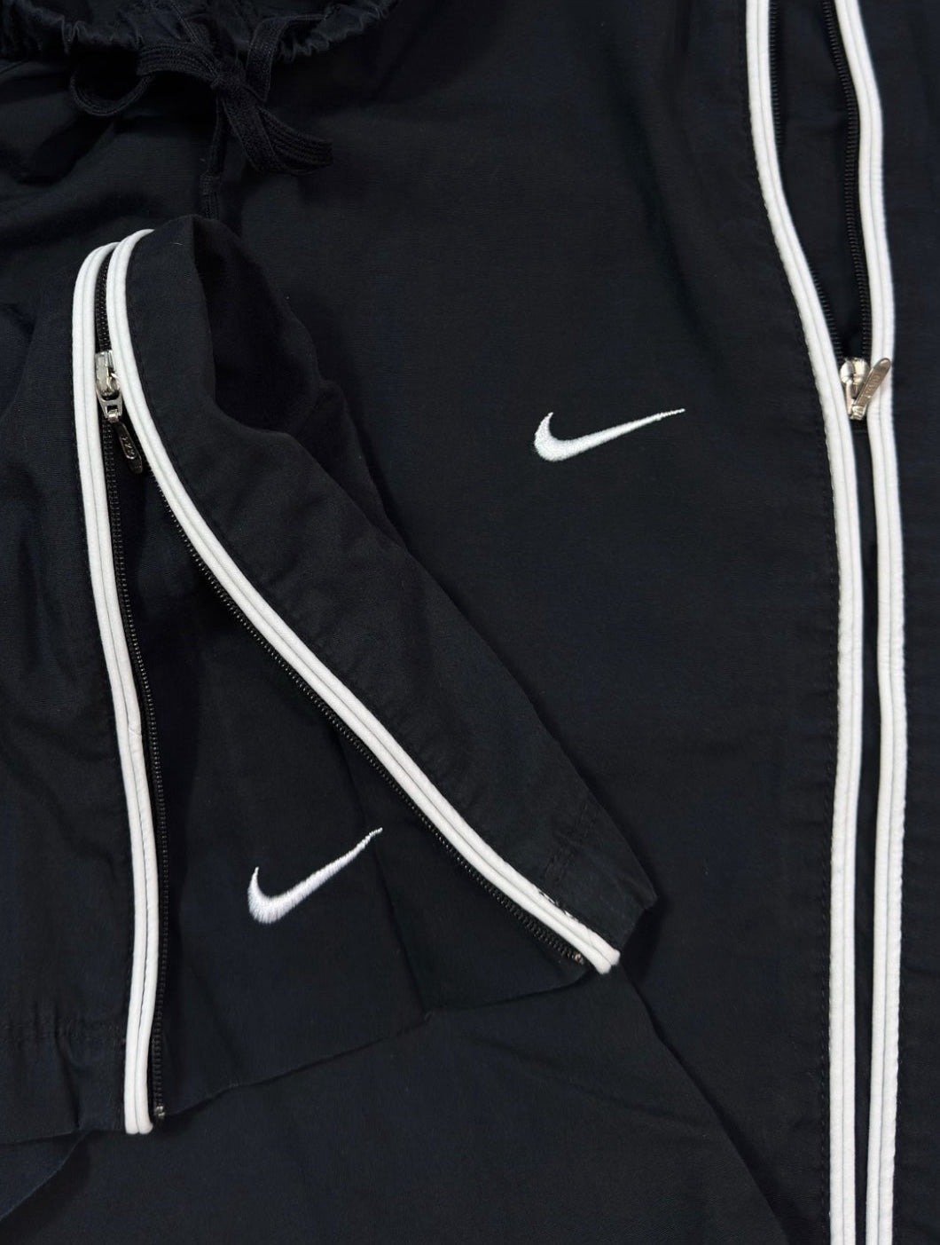 (S) - SUPER RARE Vintage Nike Track Pants Black | Y2K 2000s