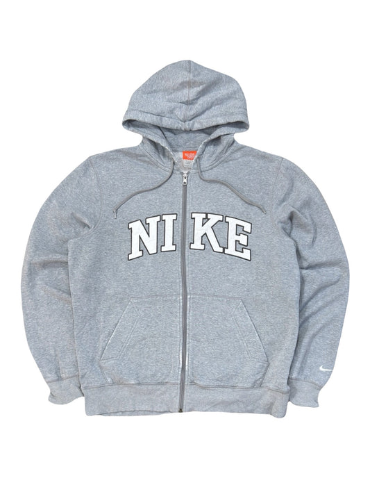 Nike Vintage Zip Hoodie Spellout RARE 2000s (M)