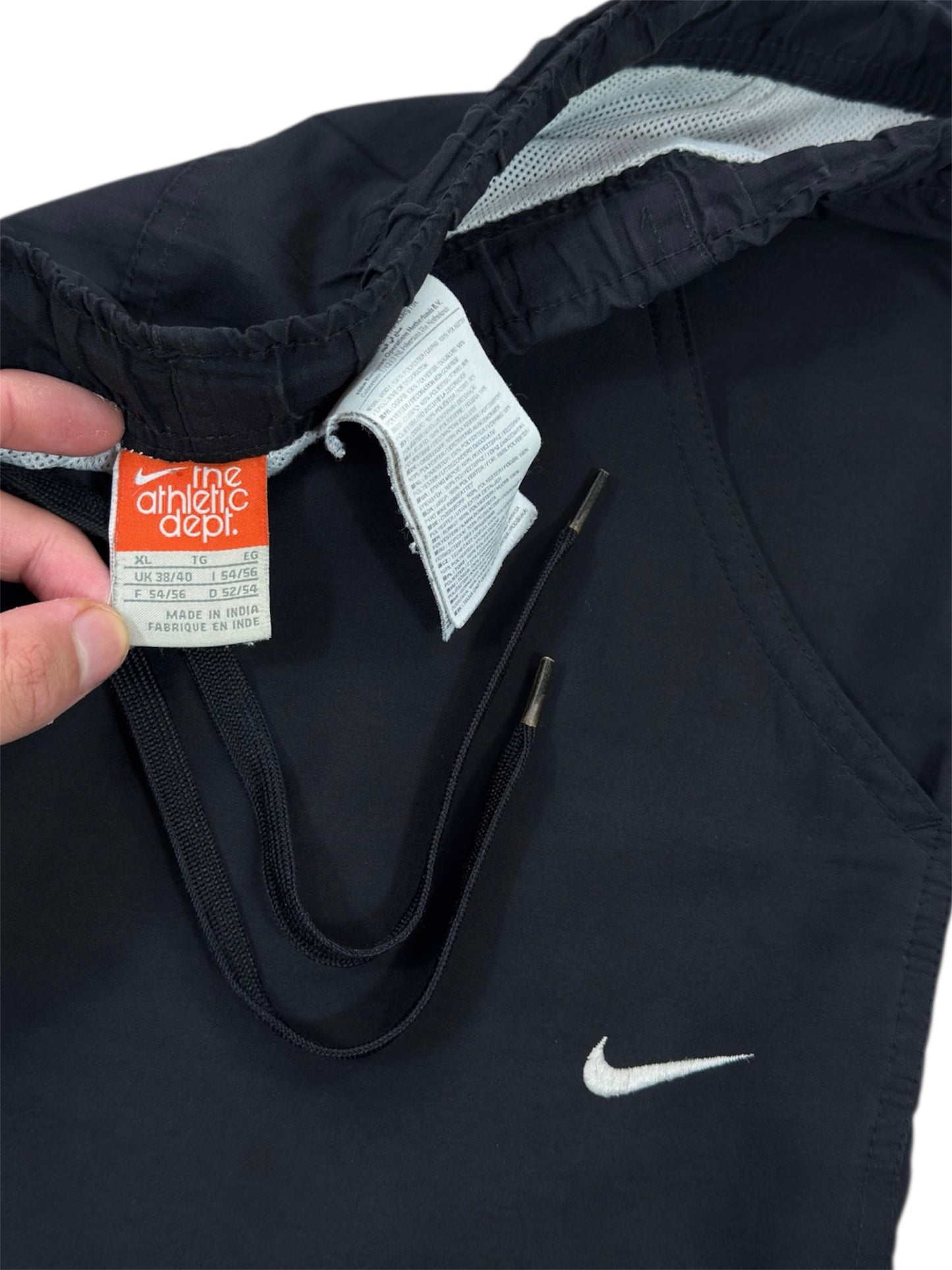 (XL) - RARE Vintage Nike Track Pants Black | Y2K 2000s