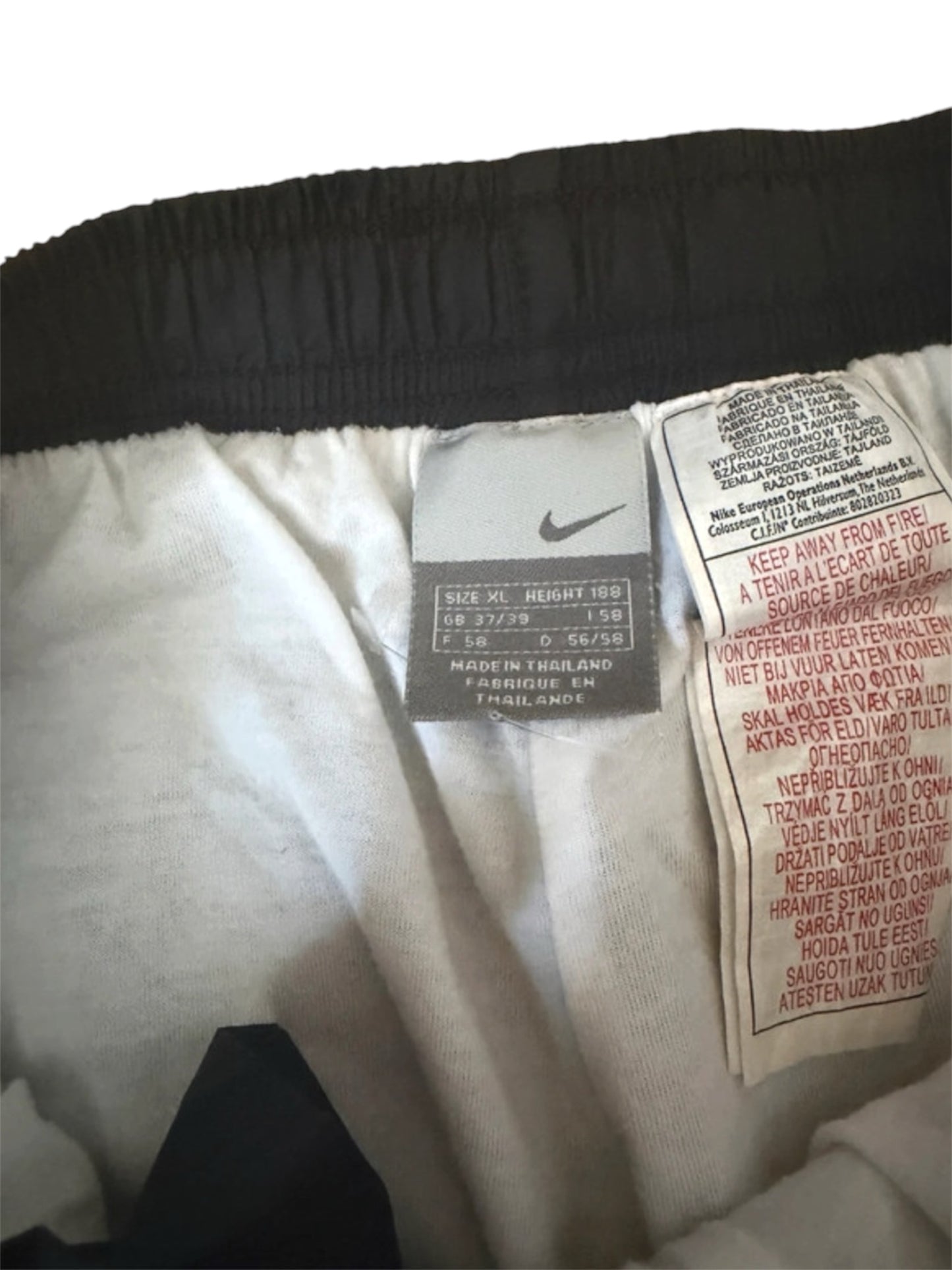 (XL) - SUPER RARE Vintage Nike Track Pants Black | Y2K 2000s