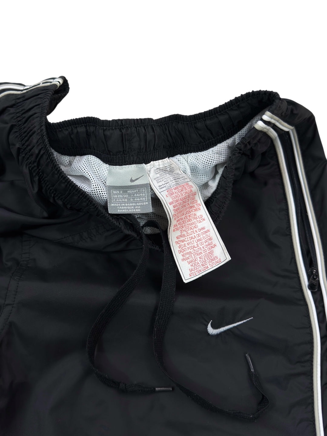(S) - SUPER RARE Vintage Nike Track Pants Black | Y2K 2000s