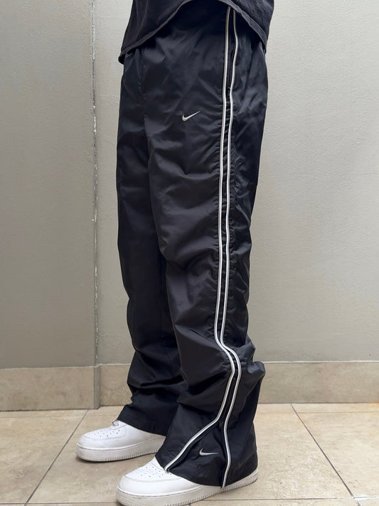 (S) - SUPER RARE Vintage Nike Track Pants Black | Y2K 2000s
