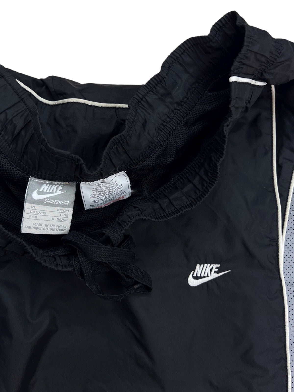 (XL) - SUPER RARE Vintage Nike Track Pants Black | Y2K 2000s